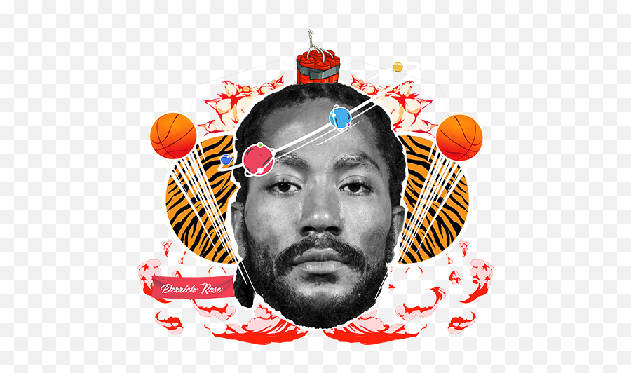 Legends U2013 Breakthrough - Derrick Rose Neck Png,Derrick Rose Png