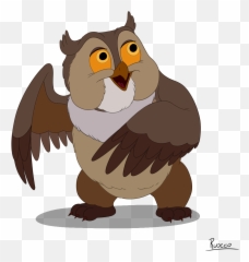 Transparent Owl Bambi Png Clipart - Owl Bambi Characters,Bambi Png