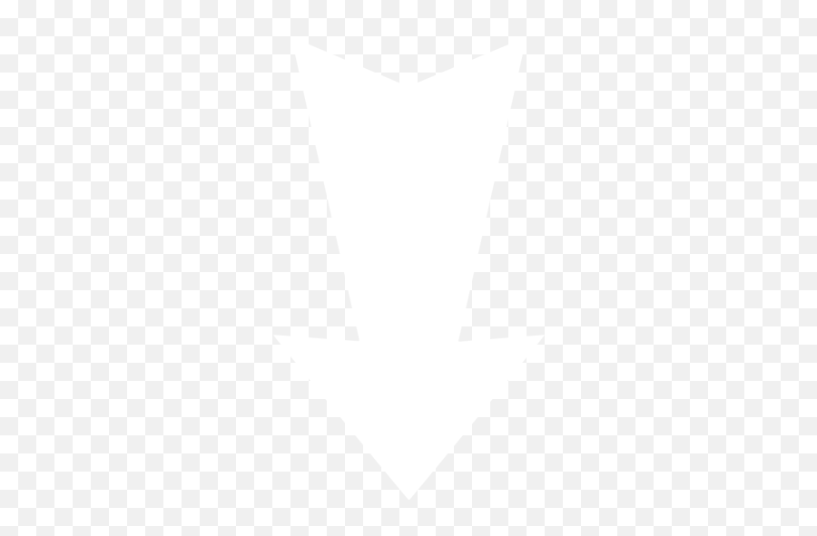 White Arrow Down 4 Icon - Free White Arrow Icons Emblem Png,Transparent Arrow Image