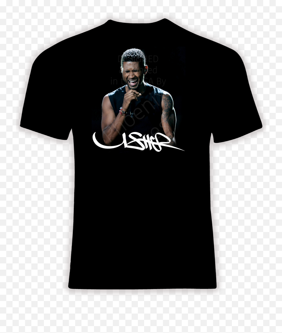 Download Usher T Shirt - Foo Fighters Tour Shirts 2018 Usher T Shirt Png,Usher Png
