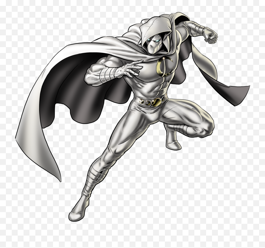 Hd Moon Knight - Matches Moon Knight N 1099508 Png Superheroes With White Costumes,Knight Transparent Background