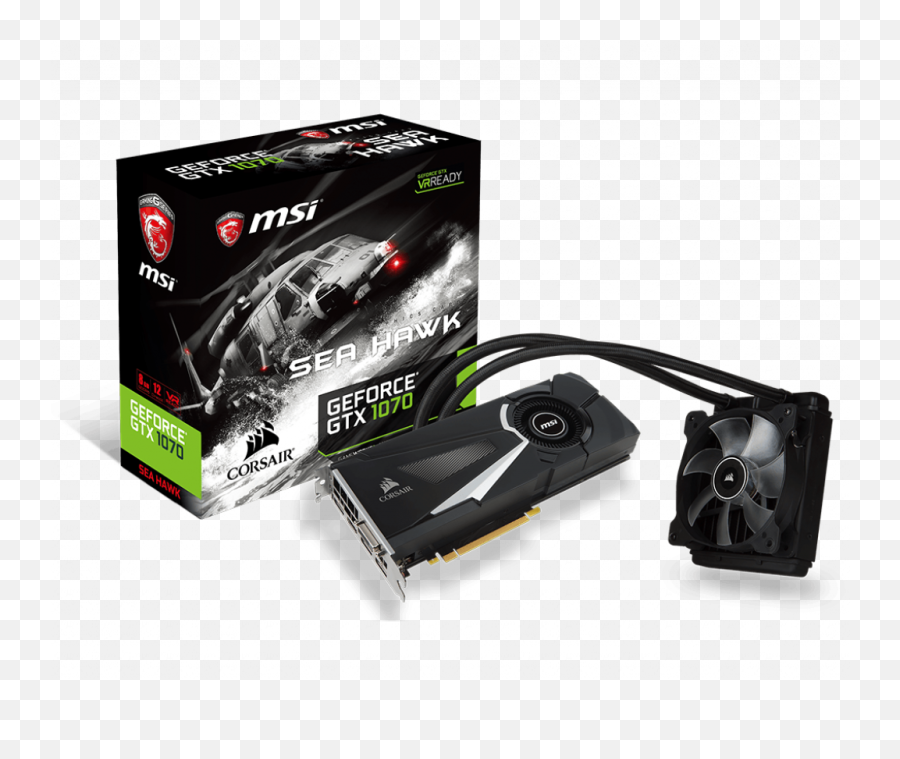 Geforce Gtx 1070 Sea Hawk X Graphics Card - The World Msi Gtx 1070 Sea Hawk Png,Seahawk Logo Image