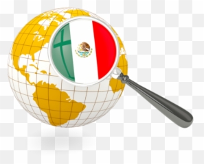 Download Magnified Flag With Globe - Of Mexico HD Png Pakistan On