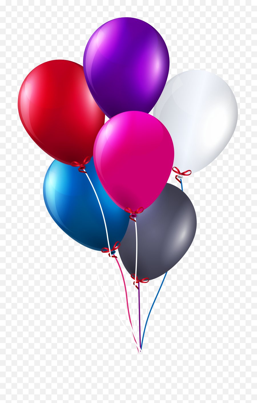 Bunch Of Balloons Png Clipart Image - Balloons Transparent Png,Birthday Balloons Png