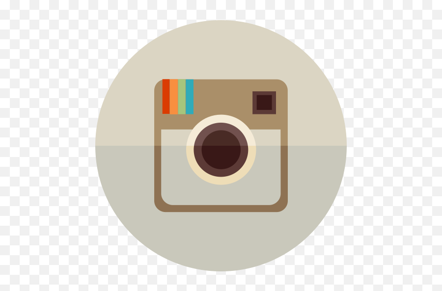 Vector Instagram Flat Picture - Flat Round Instagram Icon Png,Instragram Logo