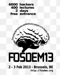 Fosdem 2013 - Promote Fosdem Png,Flyers Png