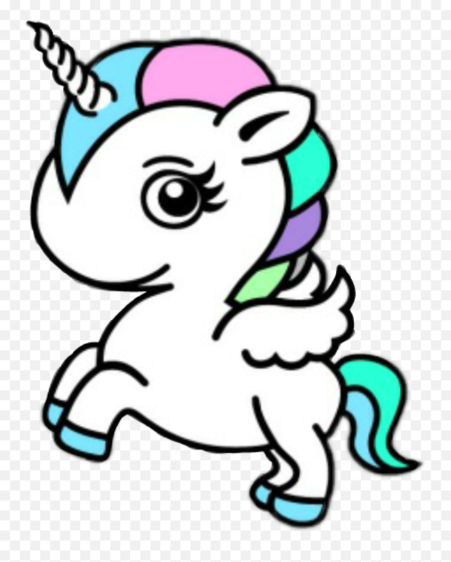 Baby Unicorn Colorful Cute Colorsplash - Spreadshirt Tshirt Baby Unicorn How To Draw A Unicorn Png,Cute Unicorn Png