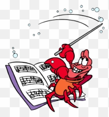 Sebastian The Crab Clip Art Disney Galore - Sebastian Little Mermaid Conducting Png,Crab Clipart Png