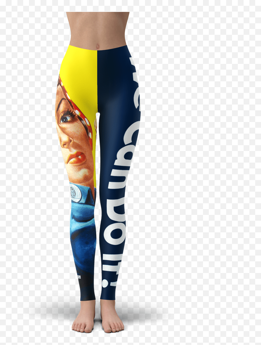 Download Fat Guy In Yoga Pants Png - Rosie The Riveter Leggings,Fat Guy Png