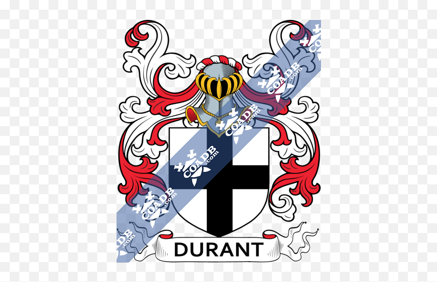 Family Crest Coat Of Arms And Name History - Mares Coat Of Arms Png,Durant Png