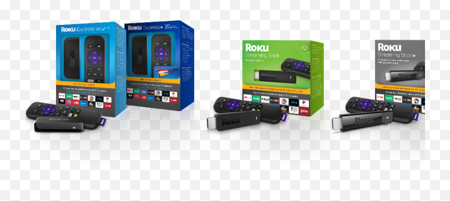Roku 2017 Line - Up Includes New 4k Stick New Remote Control Png,Roku Png
