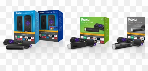 Roku 2017 Line - Up Includes New 4k Stick New Remote Control Png,Roku Png