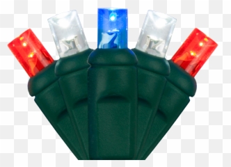 Blue Christmas Lights - png