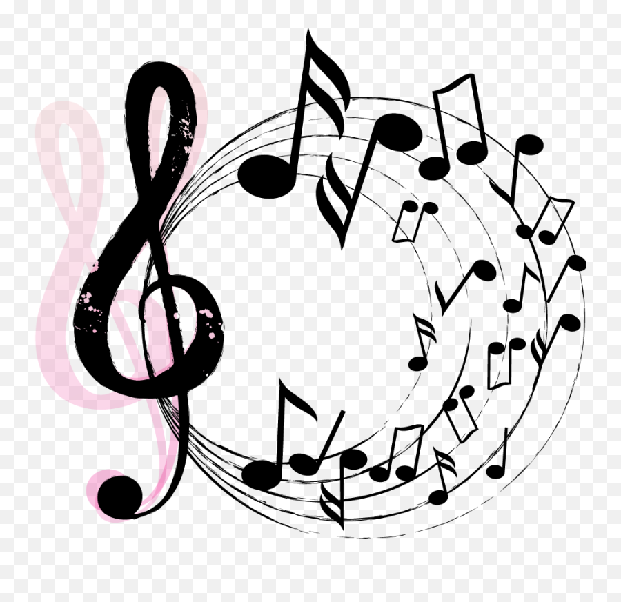 12 Drawn Music Notes Transparent Background Free Clip Art - Musical Notes  On Transparent Background Png,Musical Notes Transparent - free transparent  png images 