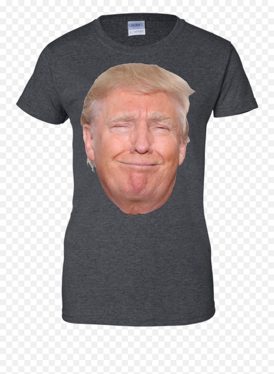 Donald Trump Head Funny Smiling Face T - Donkey Kong Country T Shirt Png,Donald Trump Face Transparent