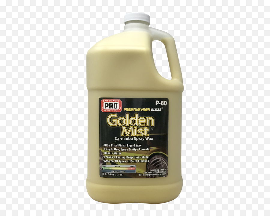 P - 80 Golden Mist Spray Wax Prowax Png,Spray Mist Png