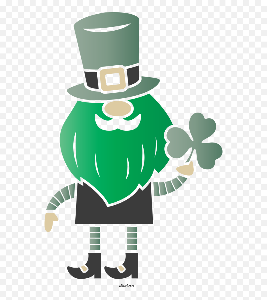 Holidays Green Cartoon Leprechaun For Saint Patricks Day - Leprechaun Png,Leprechaun Transparent