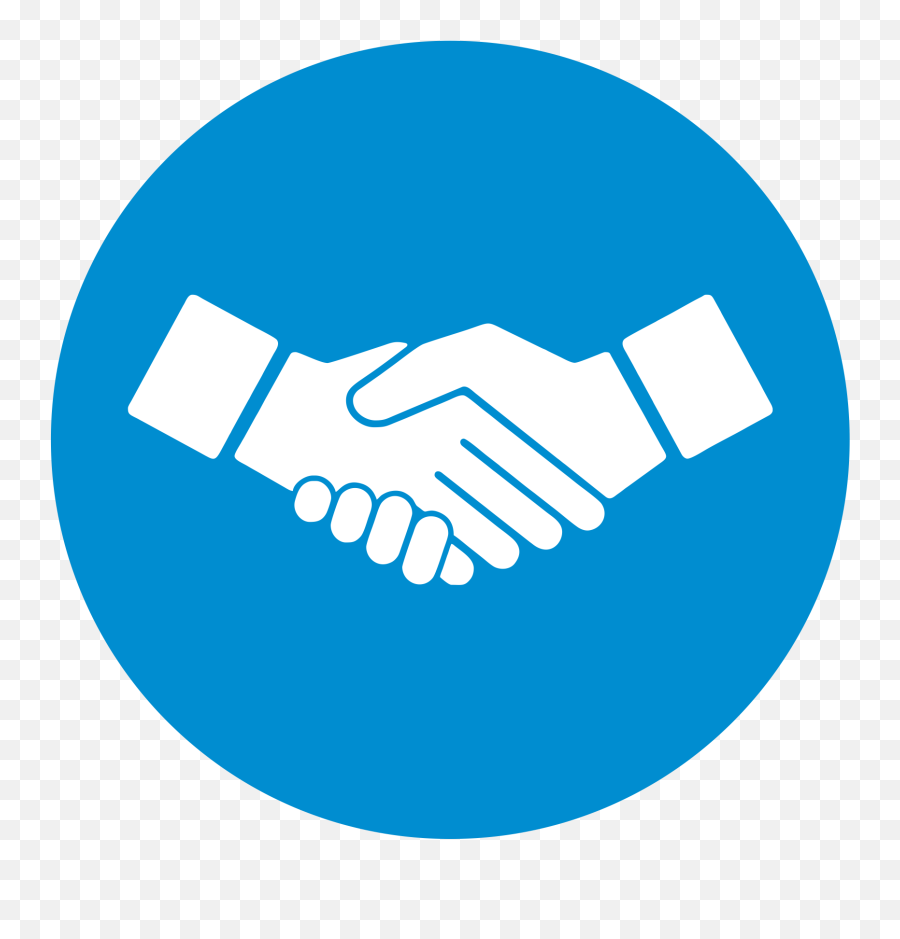 Download Digicloudsolutions - Solutions Sales And Service Hand Shake Icon Blue Png,Service Icon Png