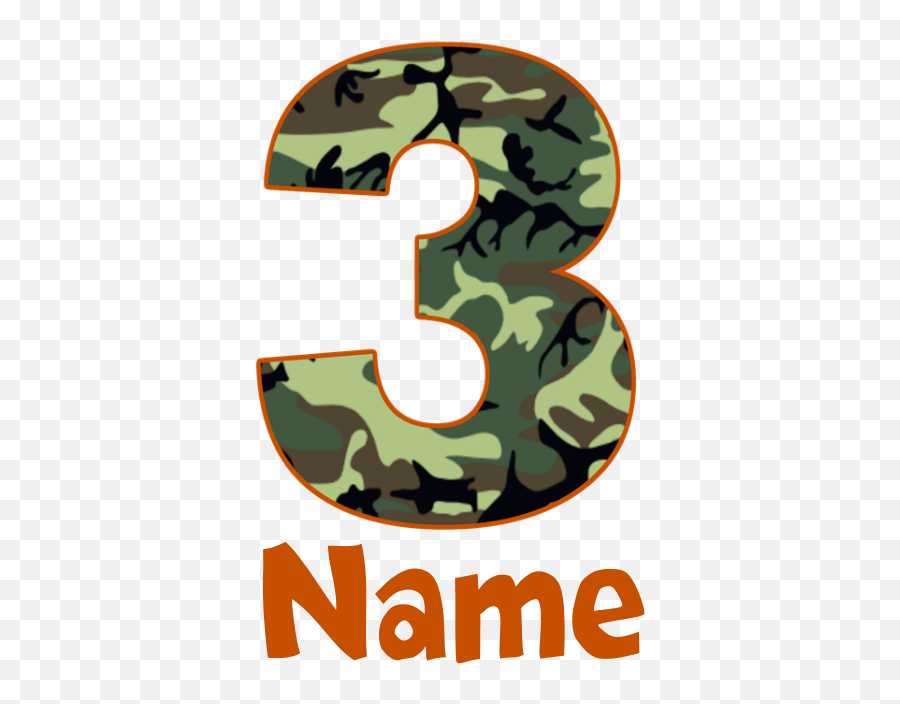 3rd Birthday Camo T - Shirt Camouflage Background Clipart Army Background Png,Camouflage Png