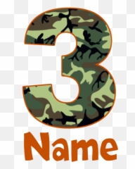 3rd Birthday Camo T - Shirt Camouflage Background Clipart Army Background Png,Camouflage Png