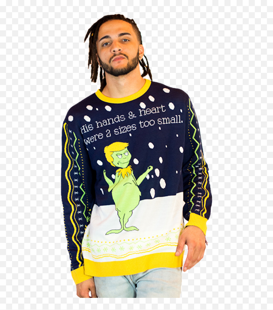 Trump Ugly Christmas Sweater - Ugly Christmas Sweater Grinch Png,Ugly Christmas Sweater Png