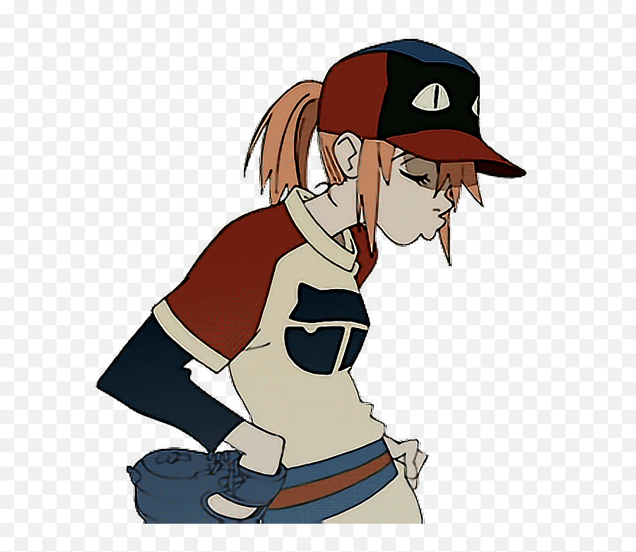 Flcl Foolycooly Haruko Anime Sticker - Icon Animes Girl Gif Png,Flcl Png