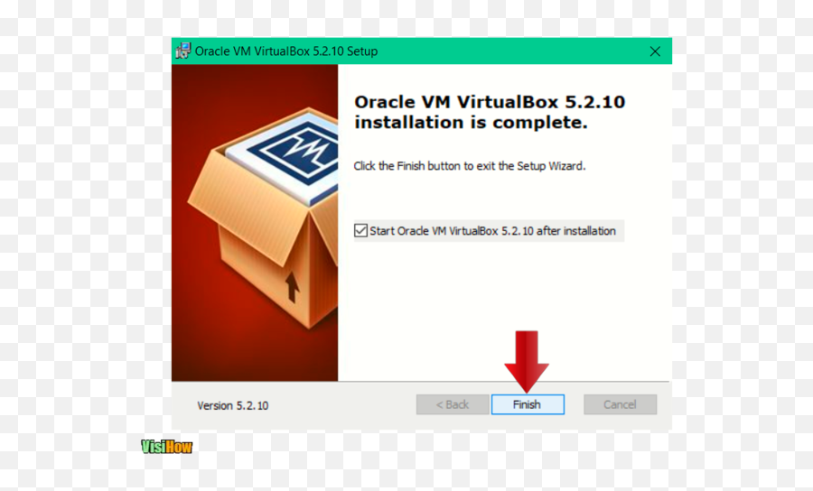 Install A Virtual Machine - Visihow Virtualbox Icon Png,Windows Start Button Png