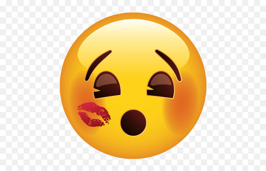 Emoji U2013 The Official Brand Flushed Face With Open Mouth - Zoom In Icon Png,Kiss Mark Png