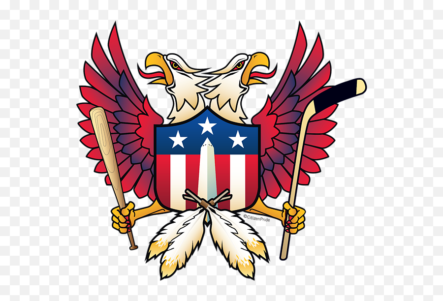 Washington Dc - Double Eagle Sports Fan Crest Tshirt Double Eagle Art Png,Bible Icon Imagesize 260x260