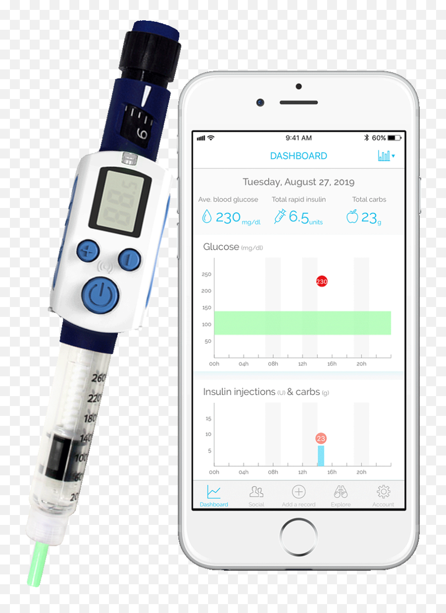 Diabnext - Diabetes Data Monitoring App For Diabetes Measuring Instrument Png,Insulin Device Icon