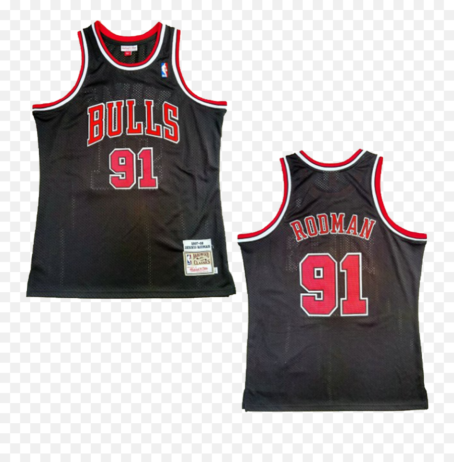 Chicago Bulls Dennis Rodman - Sleeveless Png,Nba Icon Jersey