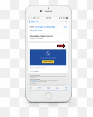 Docusign 101 Esignature Signing Tutorial - Smartphone png