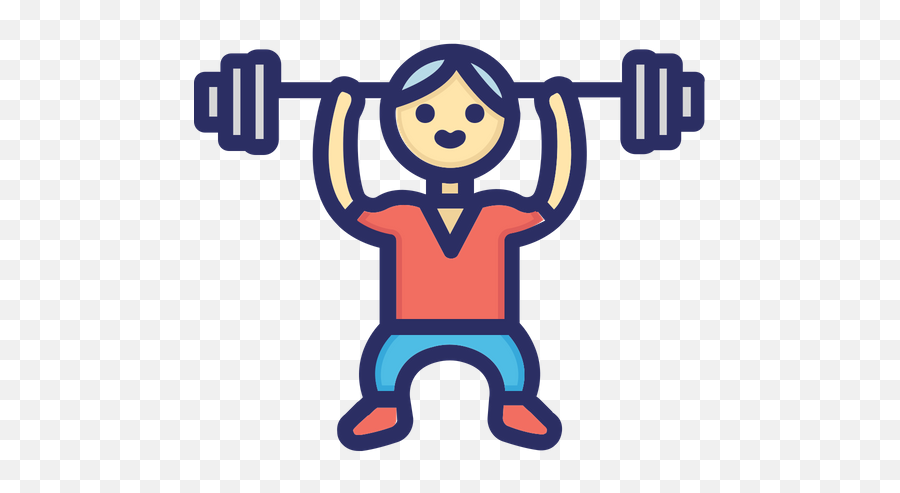 Free Weight Lifting Icon Of Colored - Weights Png,Weight Training Icon