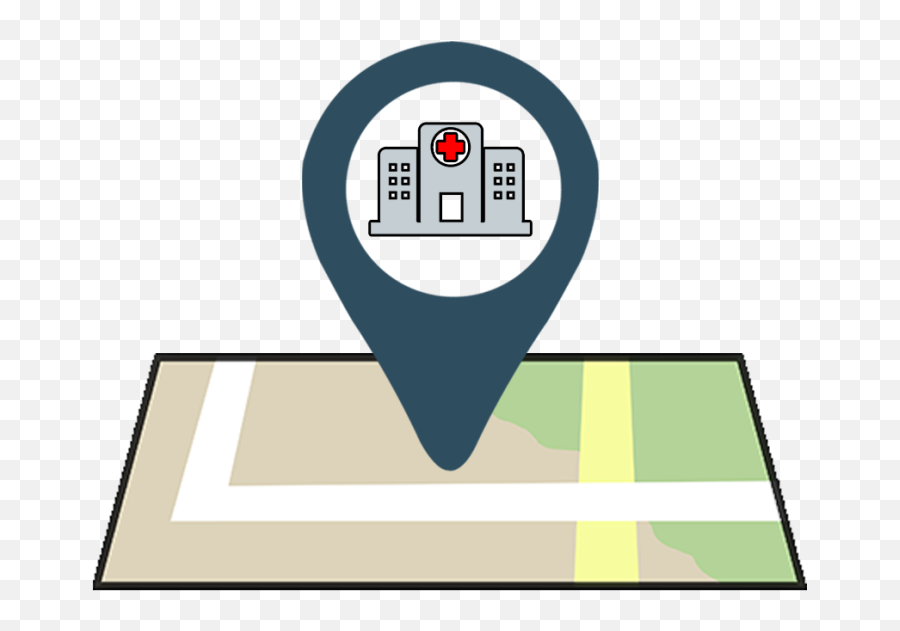 Clinichospital Location Icon By Muhammad Wahyu Fadli - Icon Locator Png,Location Image Icon