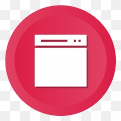 App Application Mac Ui User Interface Browser Window - Note Pad Circle Icon Png