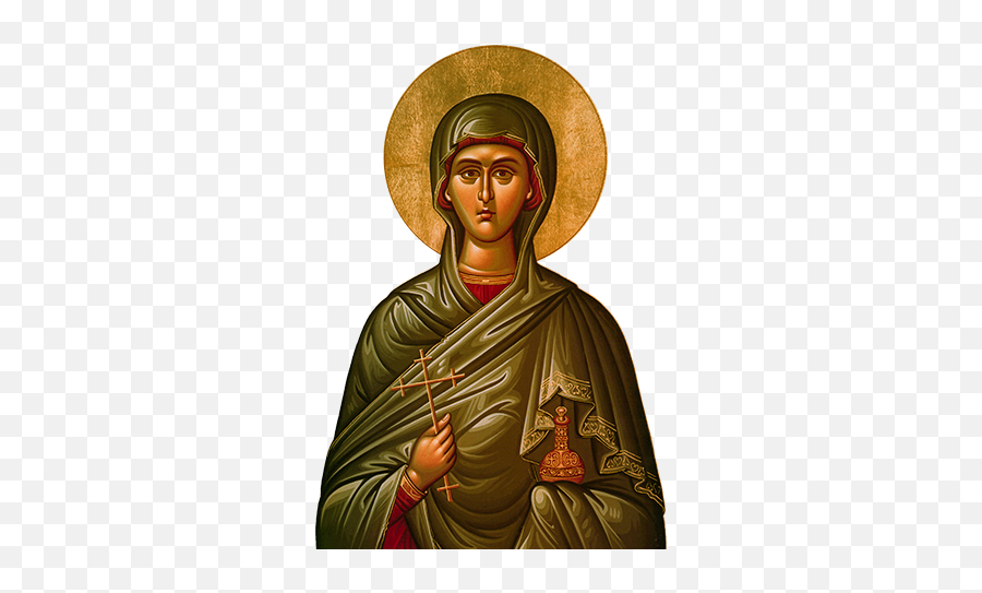 Patron Saint Metropolis Of New Jersey Philoptochos - Maria Madalena Apóstola Dos Apóstolos Png,Greek Icon