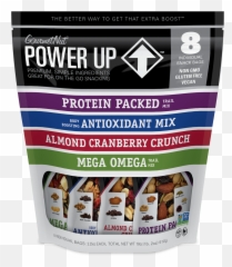 Power Up Trail Mix Assorted 8 Pack Bag Gourmet Nut - Snacking X png