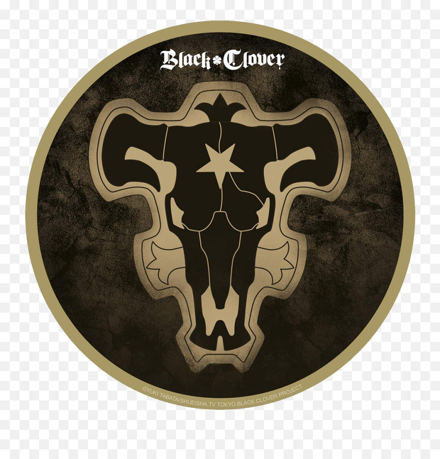 Black Clover Mousepad Bull Emblem - Black Clover Black Bulls Logo Png,Black Clover Icon