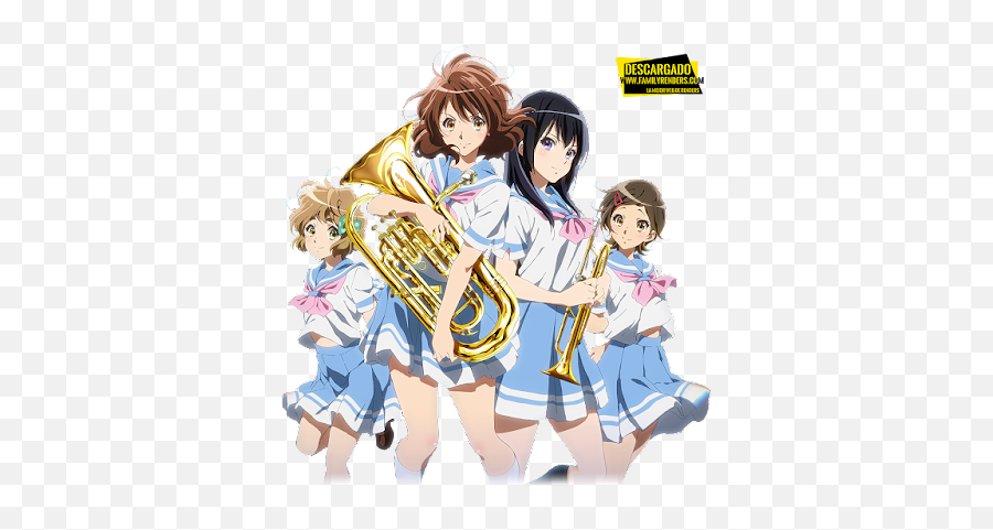 Anime Family Renders - Sound Euphonium Cover Art Png,Owari No Seraph Folder Icon