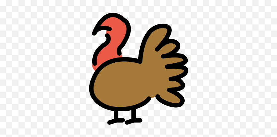 Turkey Emoji - Turkey Small Png,Turkey Icon For Thanksgiving