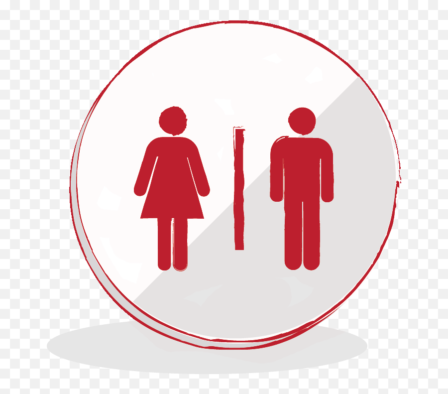 On - Board Restroom Men And Women Stick Figures Clipart Washroom Sign Printable Png,Womens Restroom Icon