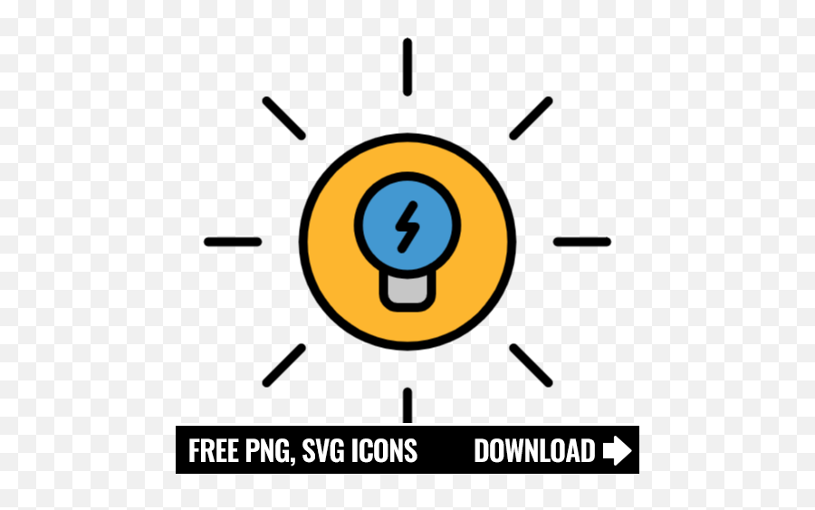 Free Bulb Solar Energy Icon Symbol Png Svg Download - Online Education Icon,Renewable Energy Icon