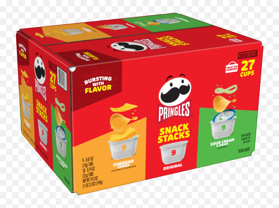 Pringles Snack Stack 3 Flavor Variety Pack - 27 Cups Pringles Pack Png,Icon Game Pack 19