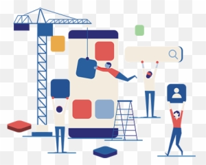 Enterprise Mobility Services Solution - Construction Project Management Illustration png