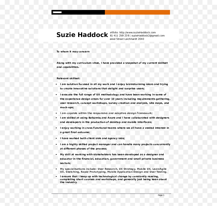 Doc Suzie Haddock Cv - Academiaedu Document Png,Document Icon For Axure