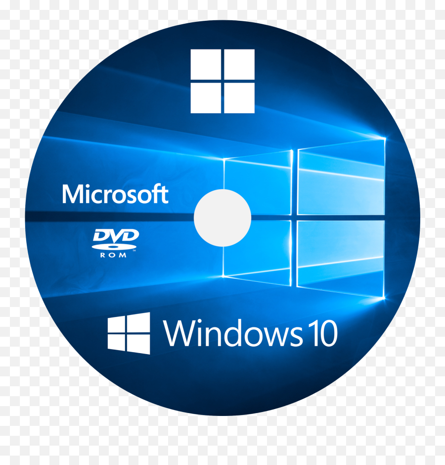 Windows Cd Cover Transparent Png Mart - Windows 10 Dvd Label,Upgrade Png