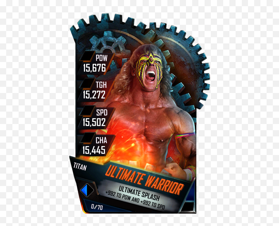 Ultimate Warrior - Wwe Supercard Season 1 Debut Wwe Wwe Supercard Shawn Michaels Png,Ultimate Warrior Logo