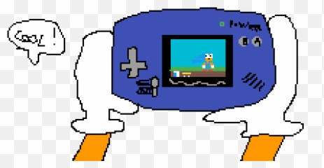 Sonic Playing His Game - Boy png