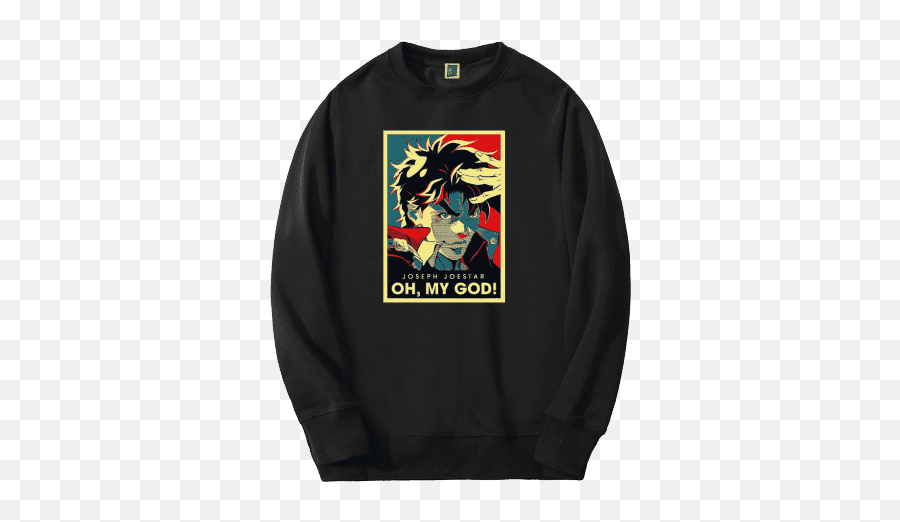 Jojou0027s Bizarre Adventure Anime Sweatshirt - Jojo Oh My God T Shirt Png,Joseph Joestar Png