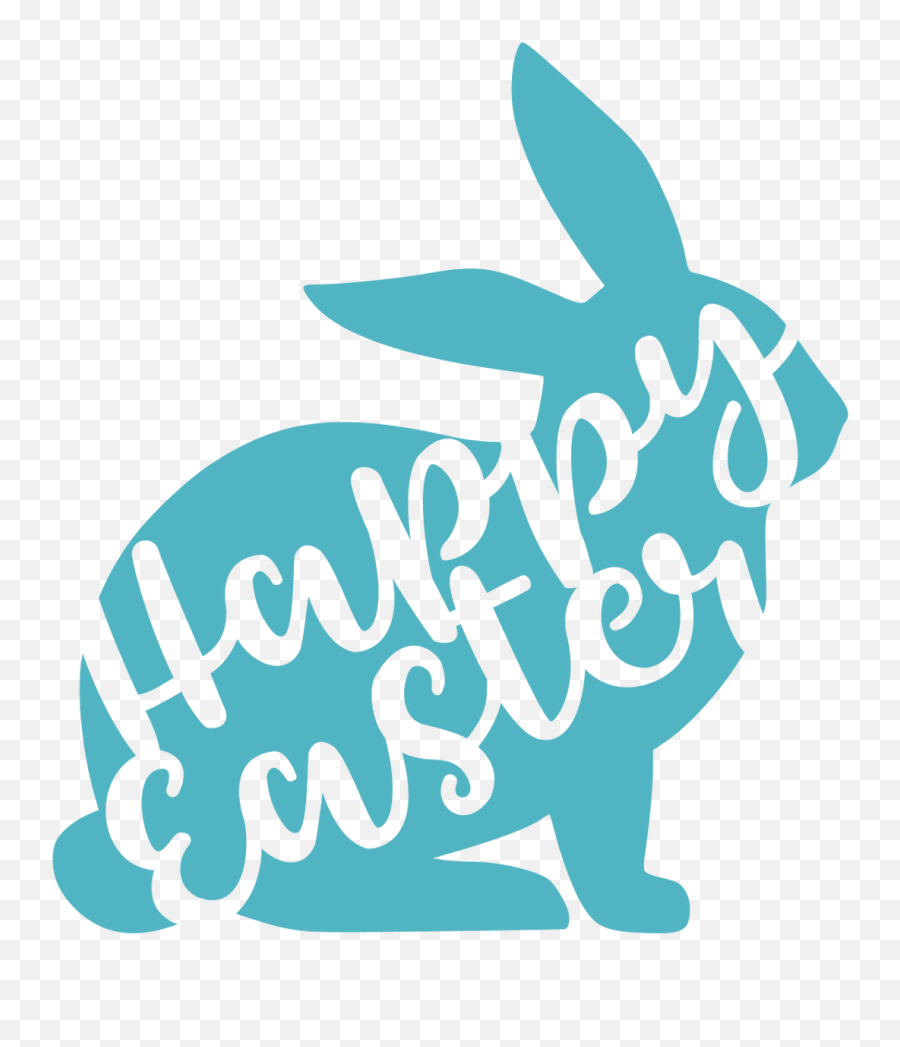 Happy Easter Svg Easter Bunny Silhouette Svg Free Png Free Transparent Png Images Pngaaa Com